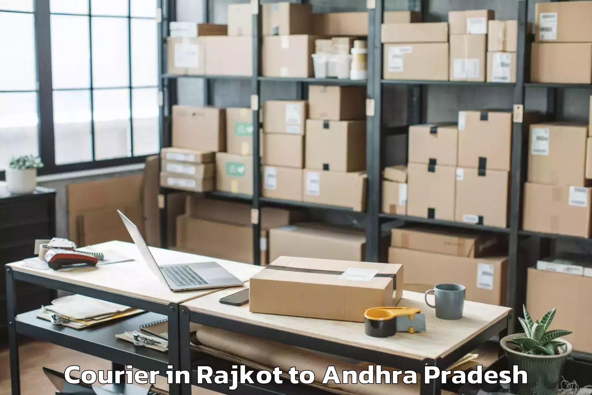 Comprehensive Rajkot to Garugubilli Courier